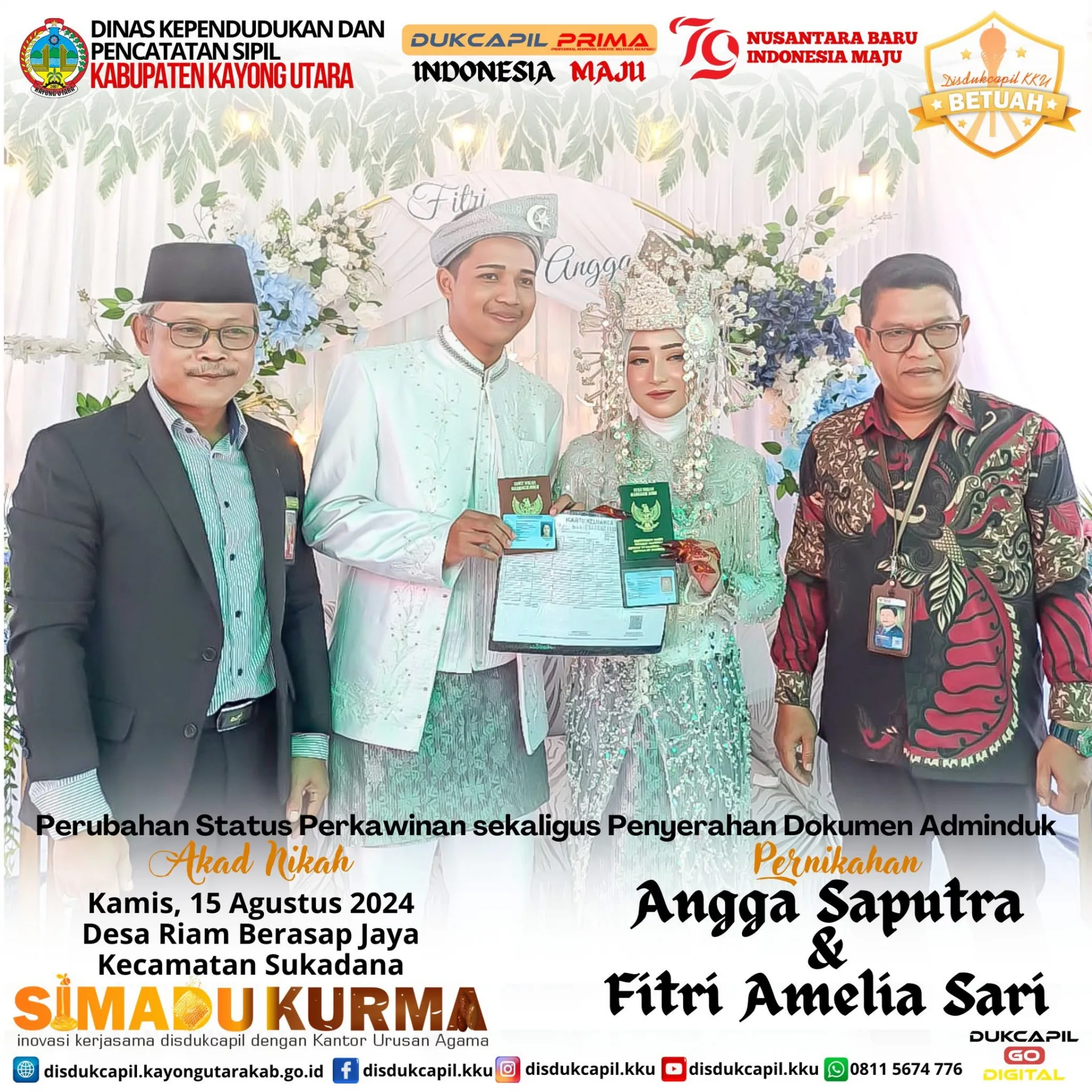 SIMADU KURMA Edisi 15 Agustus 2024