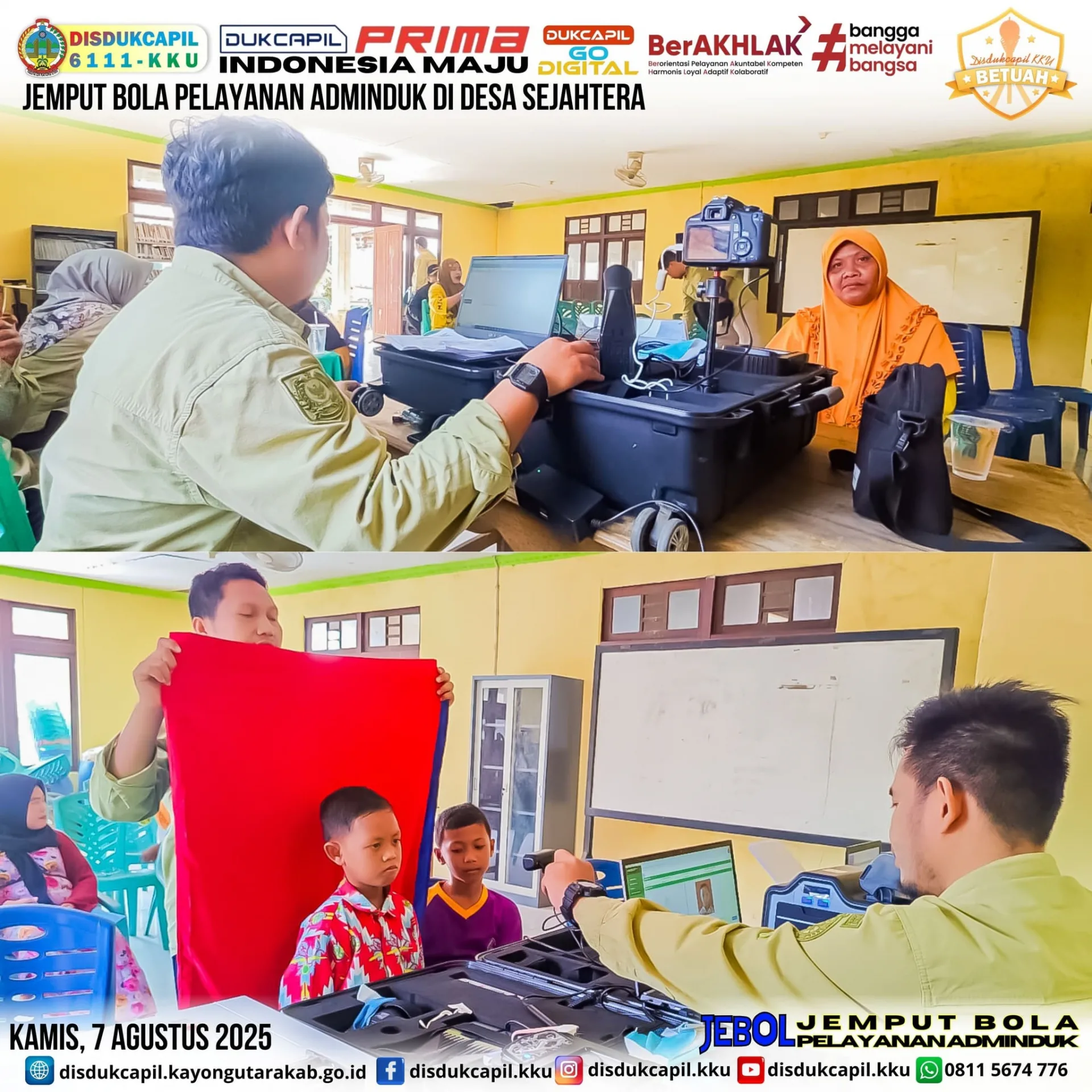 Disdukcapil Kayong Utara Hadirkan Layanan Jemput Bola di Desa Sejahtera, Warga Terlayani dengan Mudah dan Cepat
