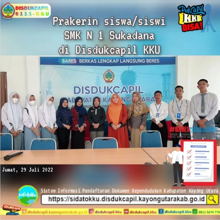 Prakerin siswa-siswi SMKN I Sukadana