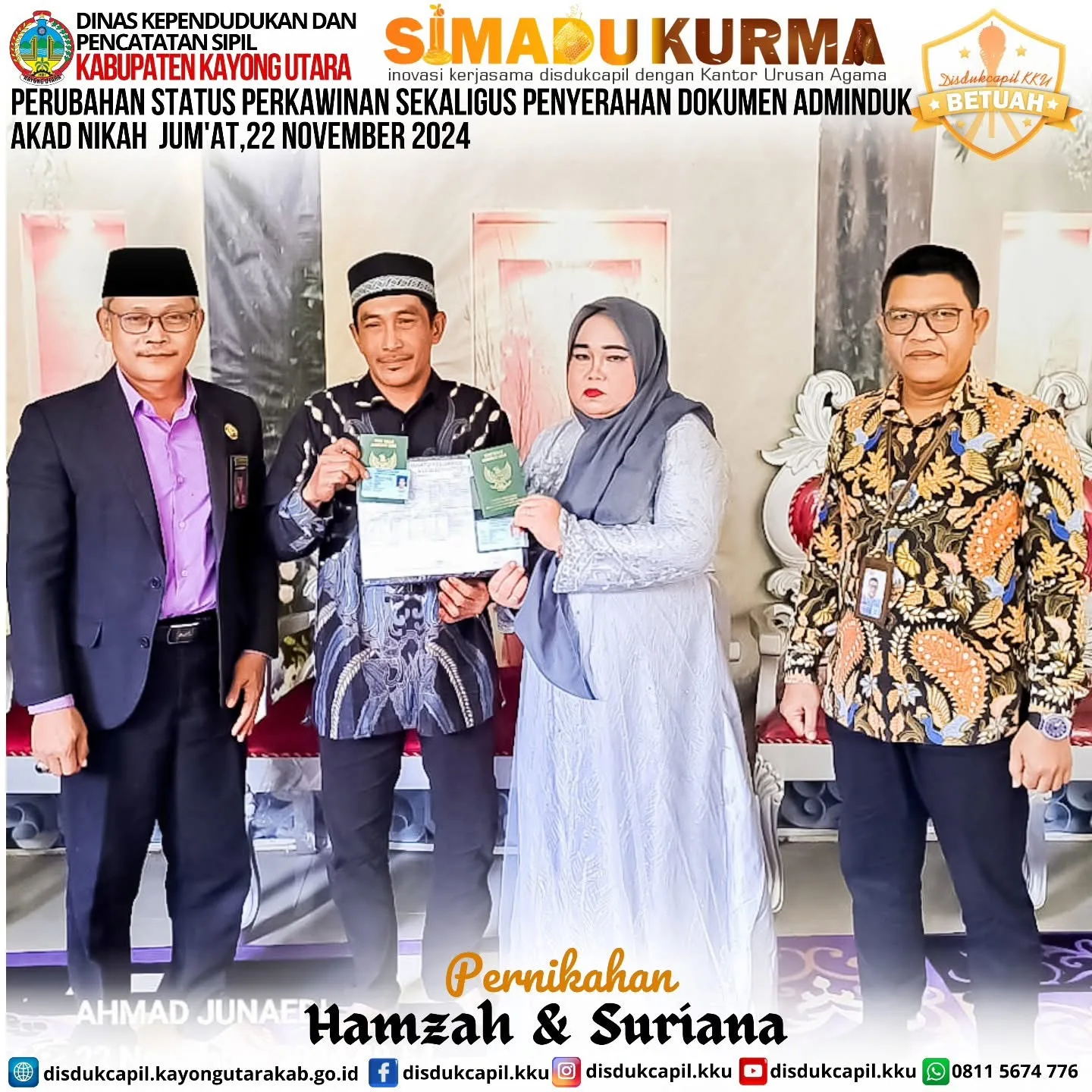 SIMADU KURMA Edisi 22 November 2024