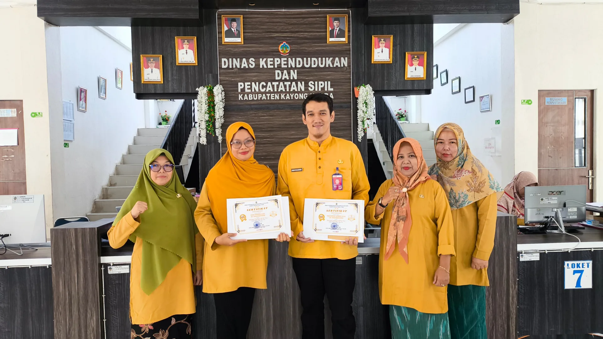 Deoty : Dukcapil Employee Of The Year ASN Disdukcapil KKU