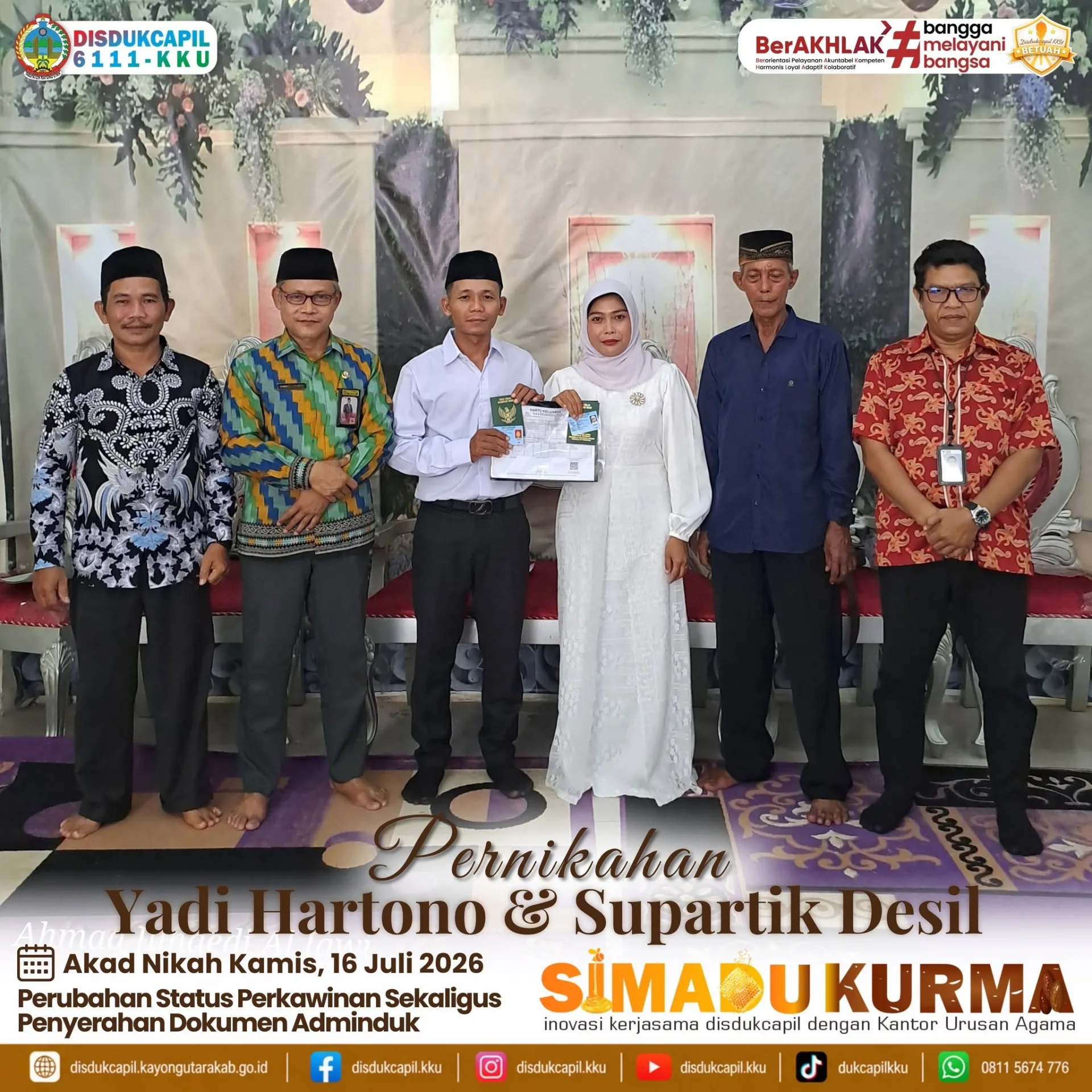 Tak Perlu Menunggu Sampai Butuh: Disdukcapil Kayong Utara Perbarui Data Kependudukan Yadi Hartono & Supartik Desil Sebelum Masalah Sempat Datang