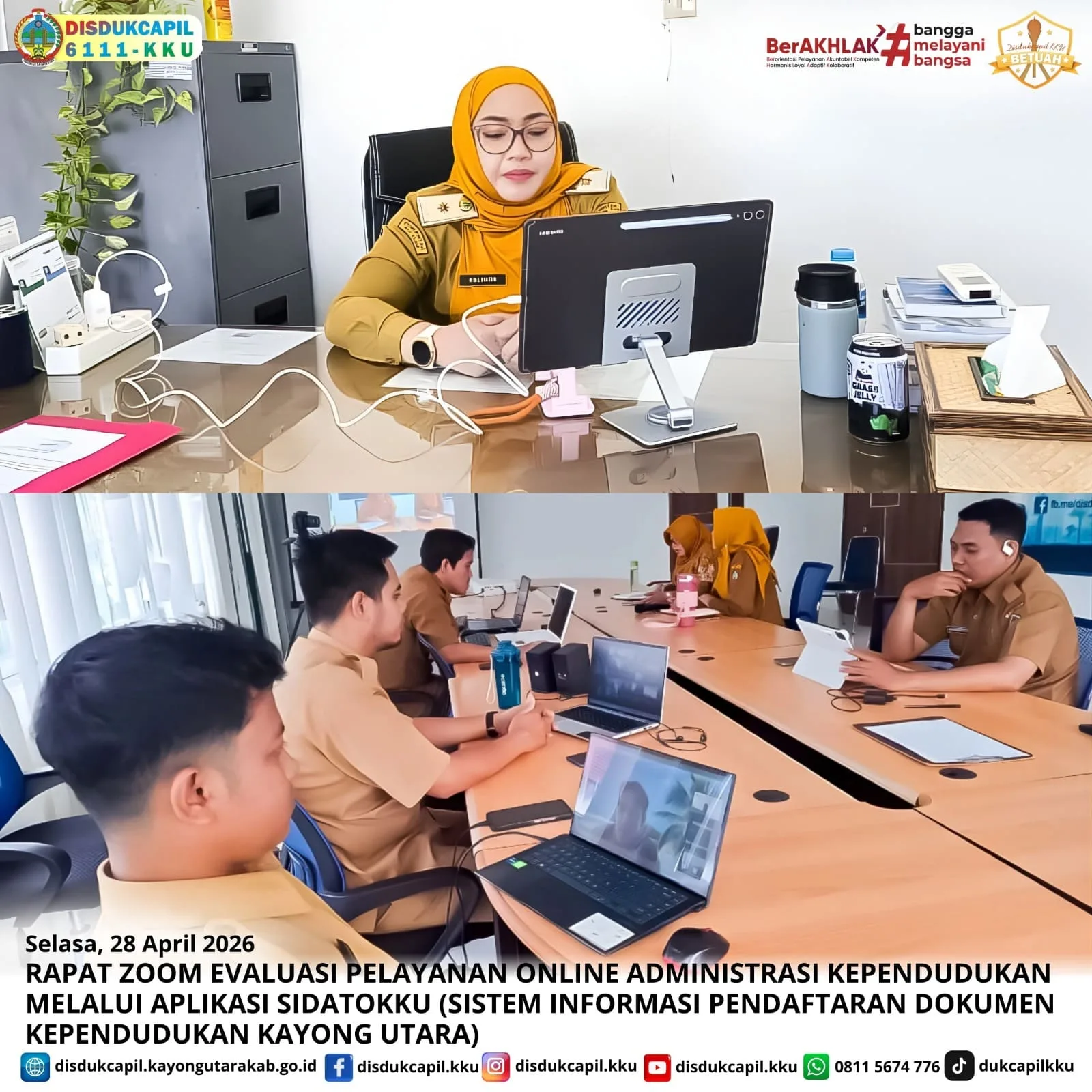 Evaluasi Tahunan SIDATOKKU 2026: Merawat Inovasi, Mempererat Komitmen Pelayanan untuk Masyarakat Kayong Utara