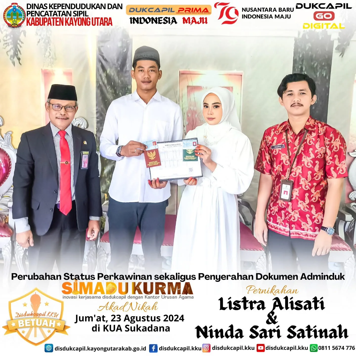 SIMADU KURMA Edisi 23 Agustus 2024