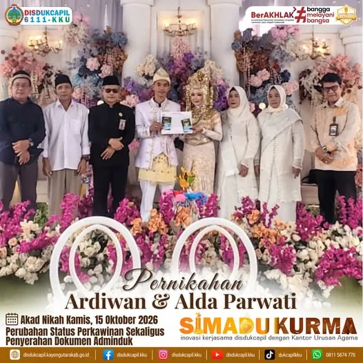 Pengantin Baru di Kayong Utara Pulang dari Akad dengan Kartu Keluarga dan KTP-el di Tangan