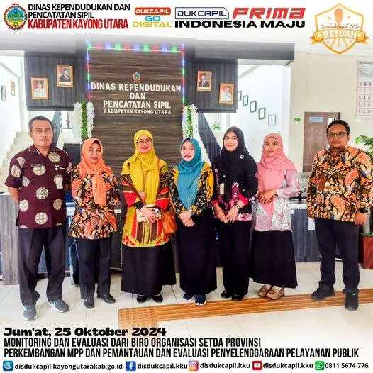 Monitoring dan Evaluasi oleh Biro Organisasi Sekretariat Daerah Provinsi Kalimantan Barat