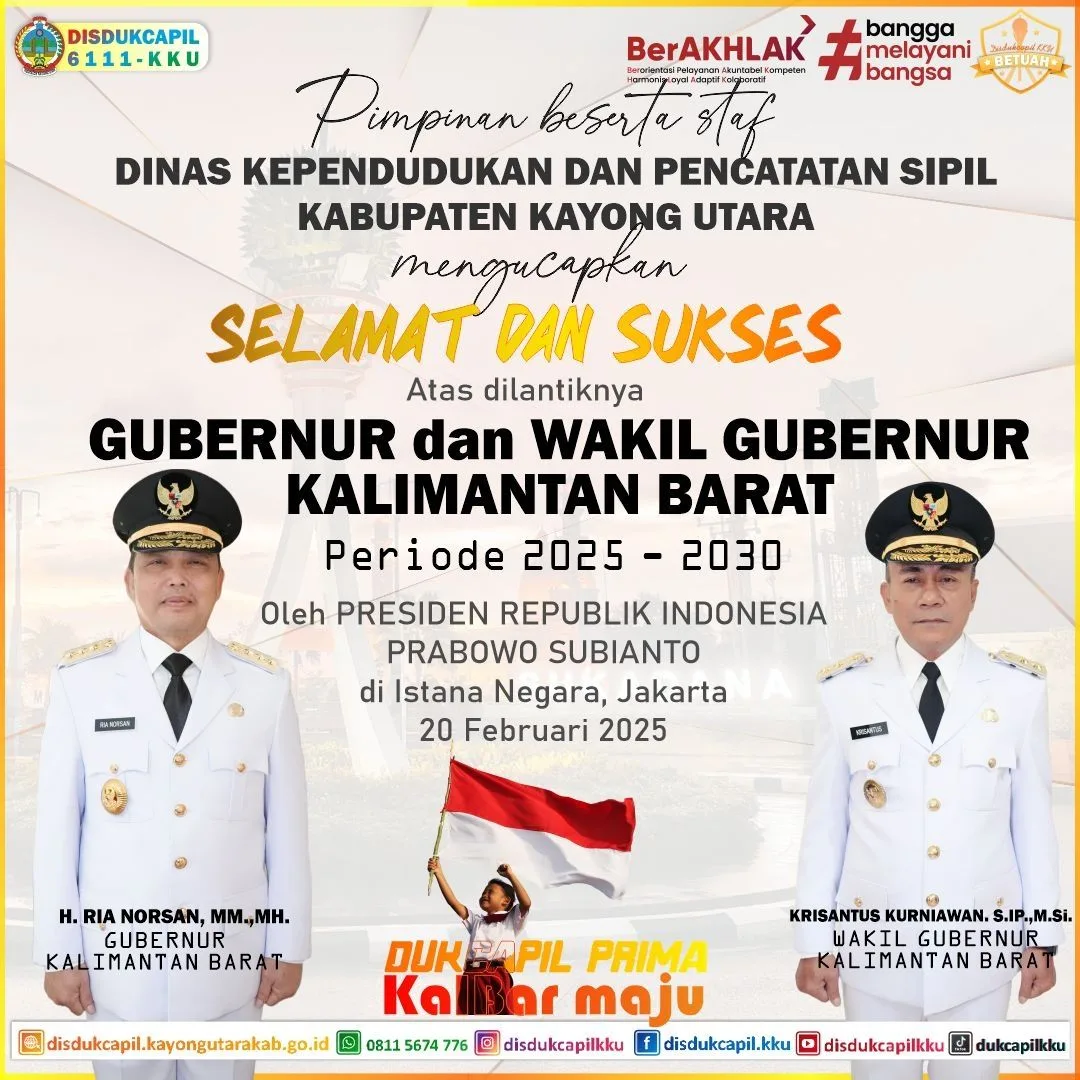 Pelantikan Gubernur dan Wakil Gubernur Kalimantan Barat periode 2024 - 2029