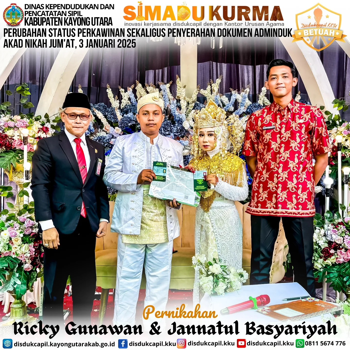 Kegiatan Simadu Kurma Edisi 3 Januari 2025