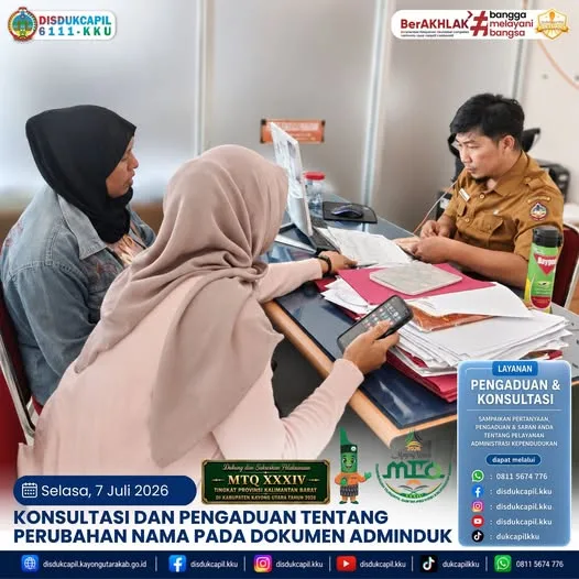Ada Kendala Urus Dokumen Kependudukan? Disdukcapil Kayong Utara Buka Layanan Konsultasi dan Pengaduan Langsung