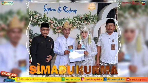 SIMADU KURMA, Inovasi Kerjasama Disdukcapil KKU dengan Kantor Urusan Agama
