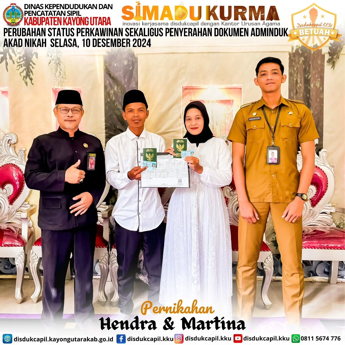 SIMADU KURMA Edisi 10 Desember 2024