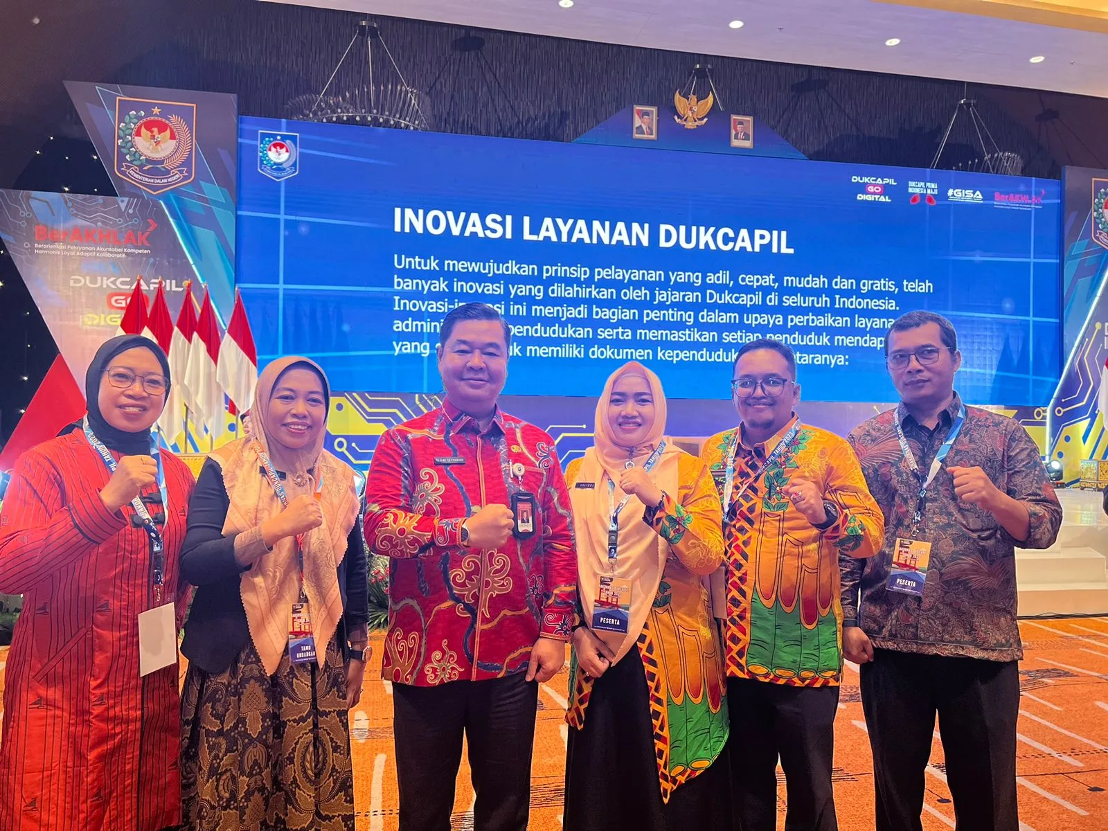 Rakornas Tahun 2023 dengan Tema "Penguatan Dukcapil untuk Pelayanan Publik dan Suksesnya Pemilu Serentak 2024"