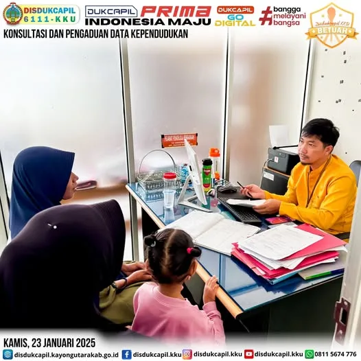 Konsultasi dan Pengaduan Permasalahan Pindah Datang Data Kependudukan edisi 23 Januari 2025