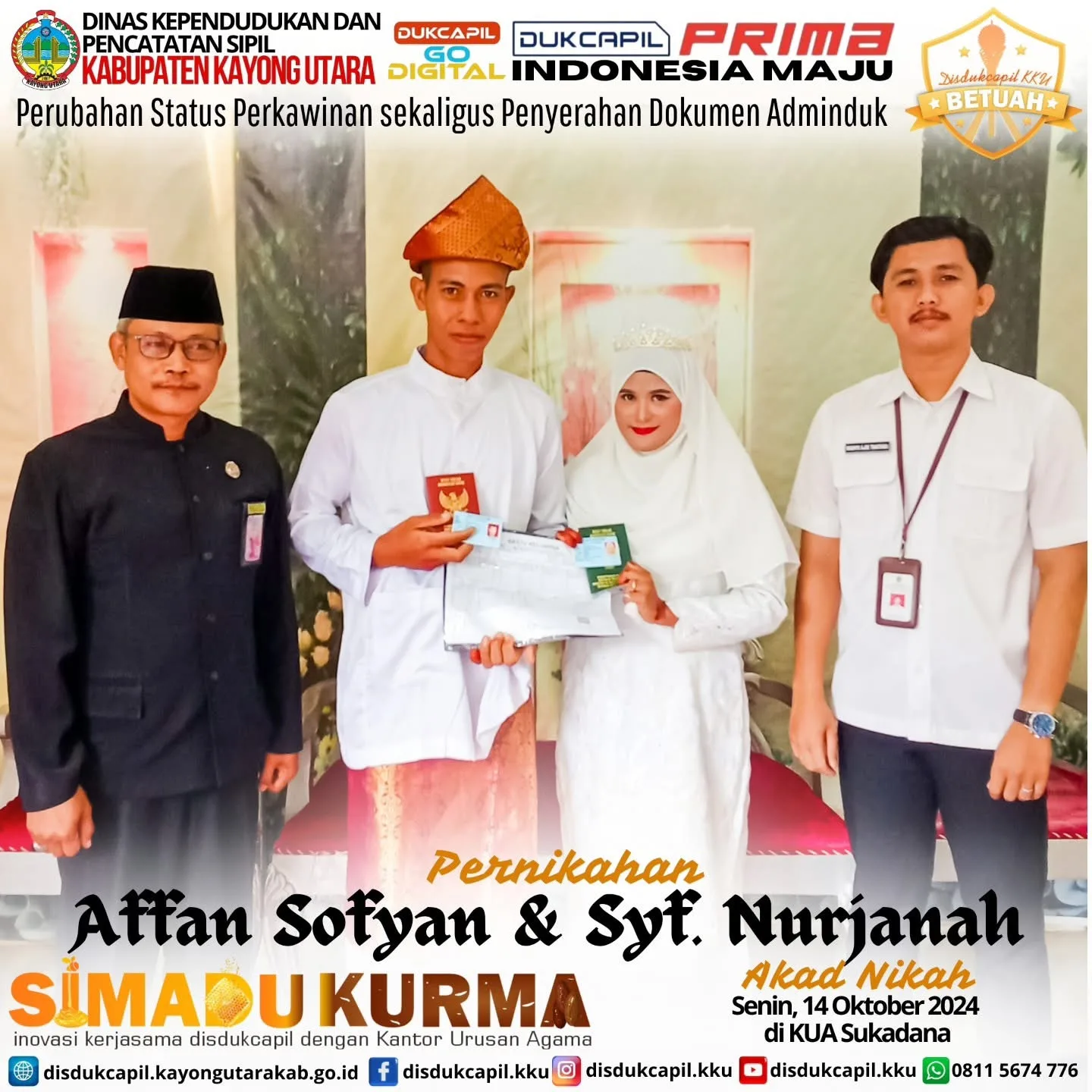 SIMADU KURMA Edisi 14 Oktober 2024