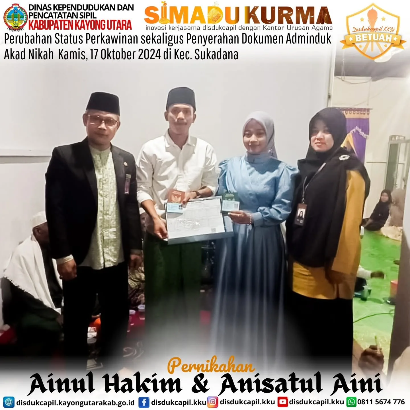 SIMADU KURMA Edisi 17 Oktober 2024