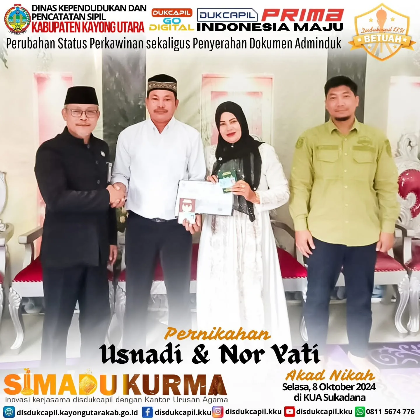 SIMADU KURMA Edisi 08 Oktober 2024