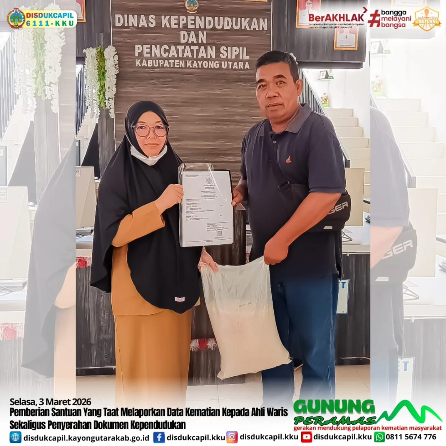 Mendampingi Ahli Waris di Masa Duka, GUNUNG PERAMAS Ajak Masyarakat Tertib Administrasi
