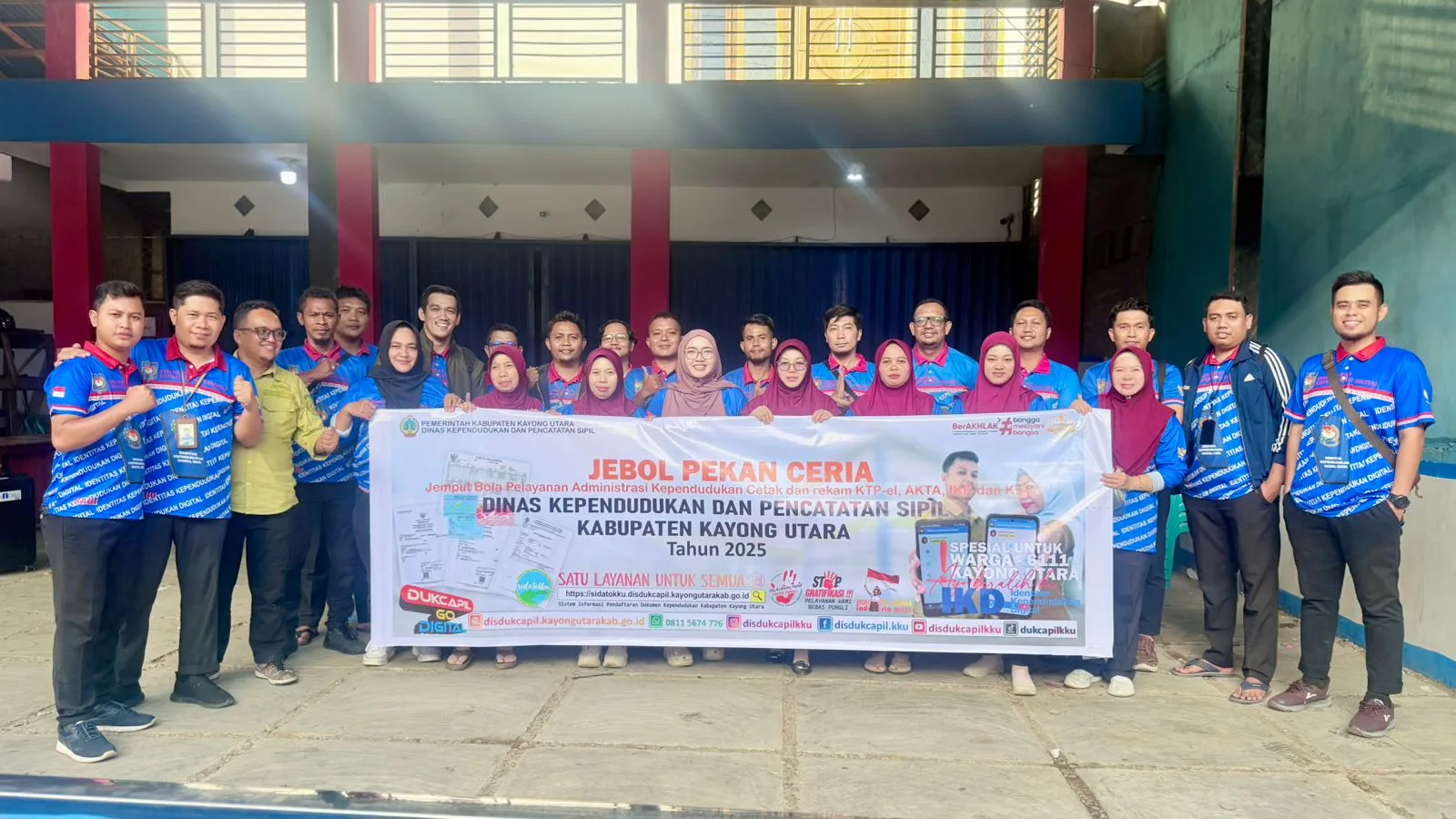 Disdukcapil Kayong Utara Gelar "Jebol Pekan Ceria" di Kecamatan Teluk Batang