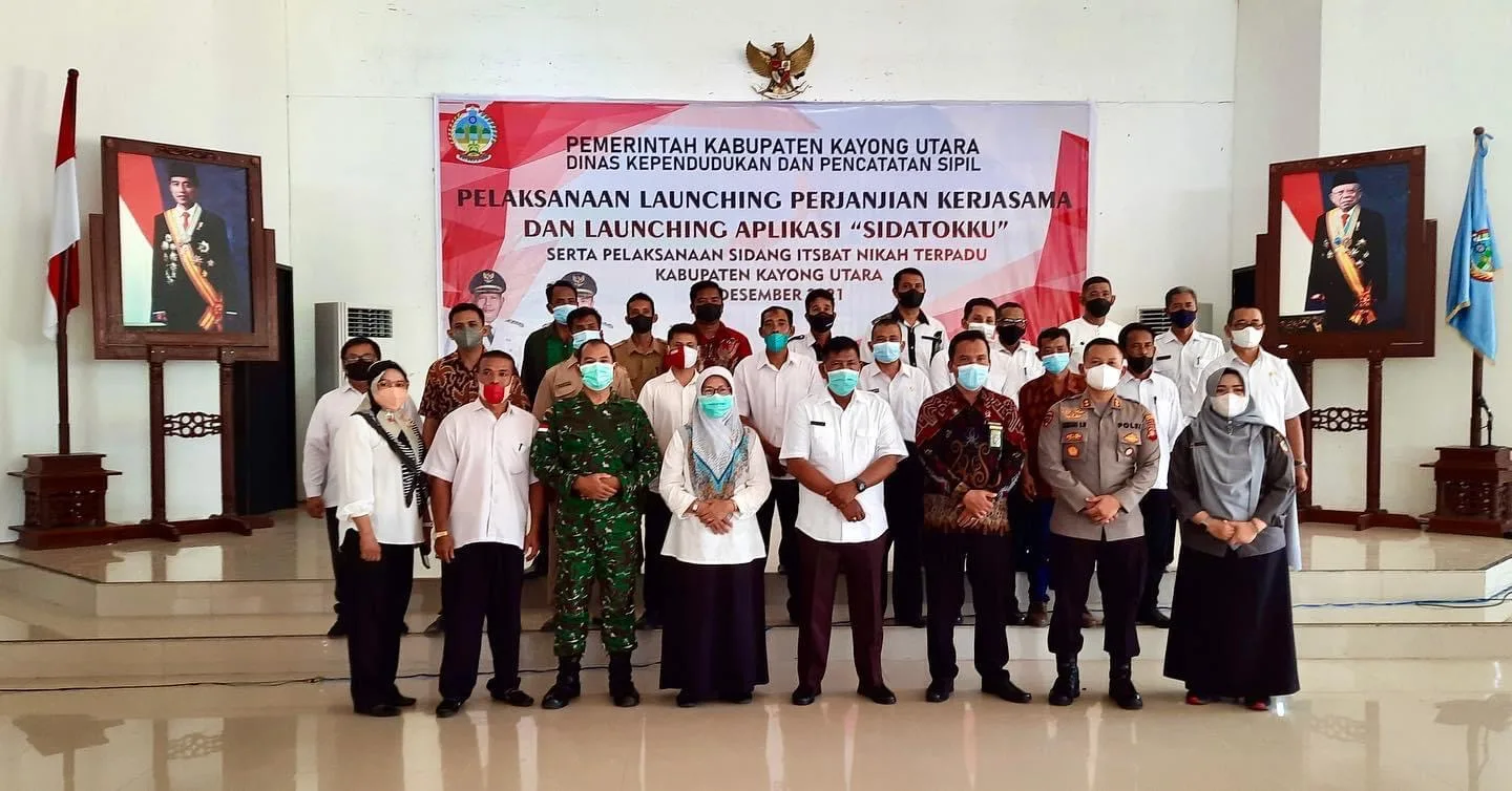 Pelaksanaan Perjanjian Kerjasama dan Launching Aplikasi SIDATOKKU