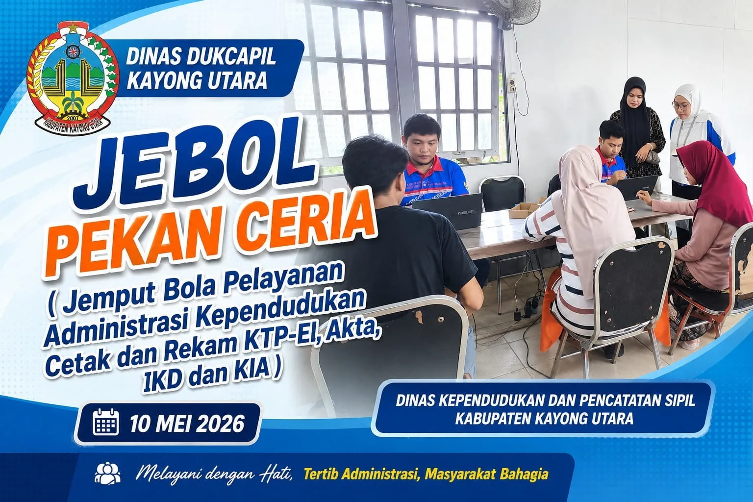 Tak Hanya Memimpin dari Kantor: Kadis Dukcapil Kayong Utara Kawal Langsung Jebol Pekan Ceria Simpang Hilir hingga 323 Warga Terlayani