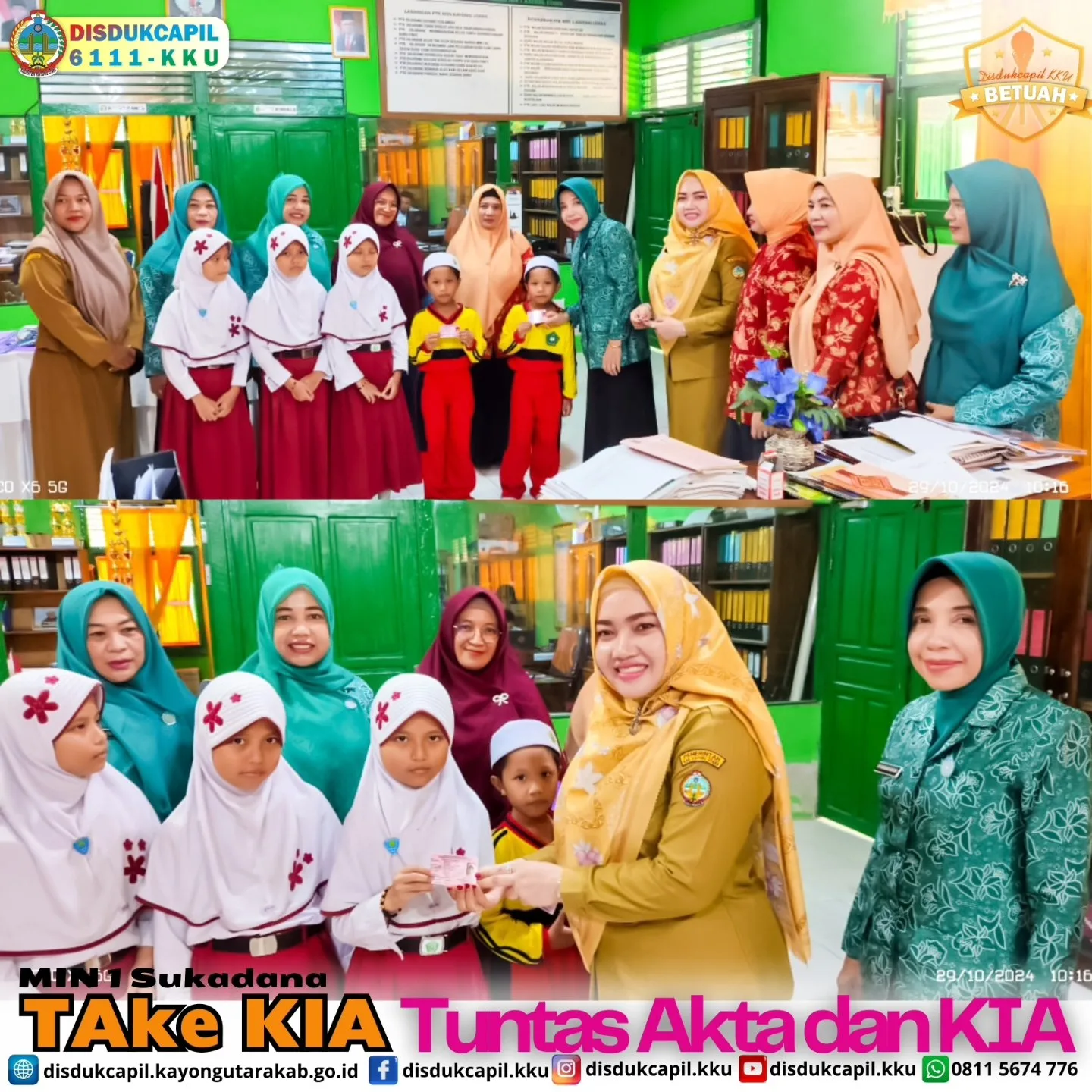 Inovasi TAKE KIA oleh Dinas Dukcapil Kayong Utara