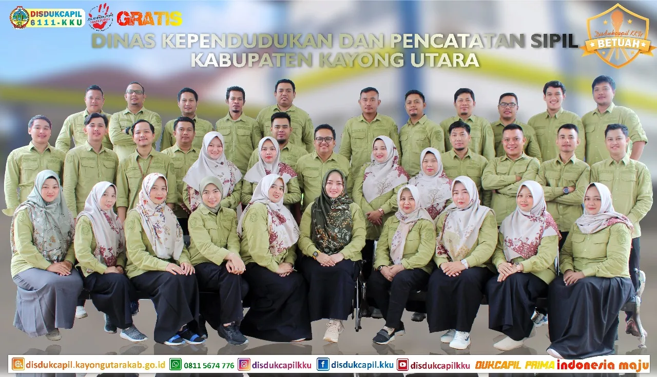 Keluarga Besar Dinas Dukcapil Kayong Utara