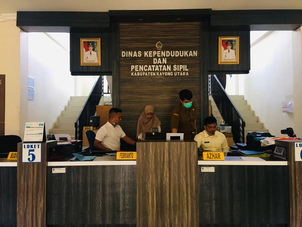Loket Pelayanan Administrasi Kependudukan